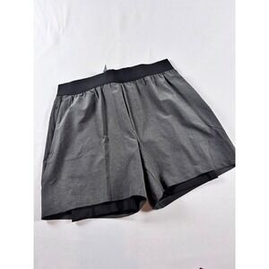 VRST Mens Atleisure Pickleball Elevate 2-in-1 Short Graphic Charcoal Grey M